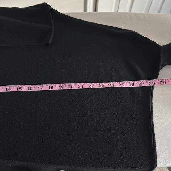 EILEEN FISHER Italian Merino Wool Turtleneck Neck Asymmetrical Knit Sweater S - Picture 7 of 11